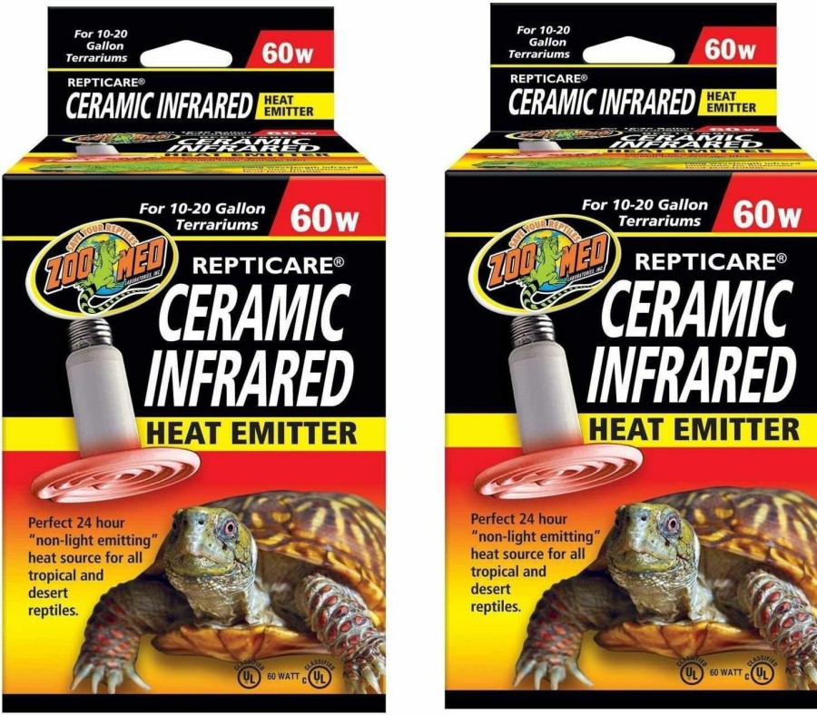 Reptiles & Amphibian Zoo Med | Zoo Med Repticare 60 Watt Ceramic Infrared Heat Emitter