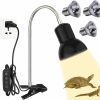 Reptiles & Amphibian VARMHUS | Varmhus Turtle Heat Lamp,Reptile Heat Lamp With Timer,25/50W Uva Uvb Reptile Light Bulb For Lizard Turtle Snake Reptiles&Amphibians &Small Animals