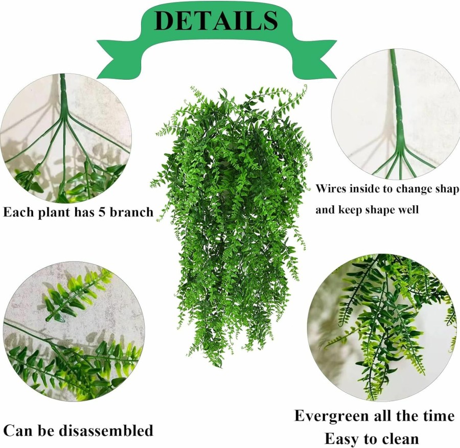 Reptiles & Amphibian Grddaef | Grddaef Reptile Vines Plants For Terrarium, Flexible Vines Jungle Climbing Branch With Leaves Tank Decor For Snakes Bearded Dragons Geckos Hermit Crabs Lizards Chameleons