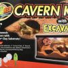 Reptiles & Amphibian Zoo Med | Zoo Med Cavern Kit With Excavator