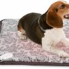 Reptiles & Amphibian Moclever | Pet Heating Pad, Cat Electric Heating Mat Waterproof, Pets Heated Bed Adjustable Dog Bed Warmer Electric Heating Mat With Chew Resistant Steel Cord (17.7X17.7, Flower)