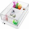 Reptiles & Amphibian Geegoods | Geegoods Turtle Tank, Baby Turtle Aquarium, Turtle Habitat With Basking Platform, Multi Functional Areas For Turtles, Crayfish Crab And Lizard