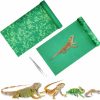 Reptiles & Amphibian Tfwadmx | Tfwadmx 2Pcs Reptile Carpet Mat Terrarium Bedding Substrate Liner Reptiles Cage Mat Supplies For Bearded Dragon Lizard Tortoise Leopard Gecko Snake With Tweezers Feeding Tongs