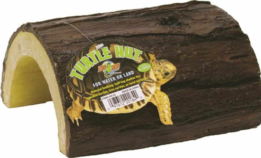 Reptiles & Amphibian Zoo Med | Zoo Med Turtle Hut, Extra Large