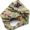 Reptiles & Amphibian Oooct | Oooct Hermit Crab Hideout, Resin Simulation Stone Reptile Cave Hideout, Hermit Crab Climbing Toys, Terrarium Habitat Decor For Lizard Spider Aquarium Fish Gecko Bearded Dragon