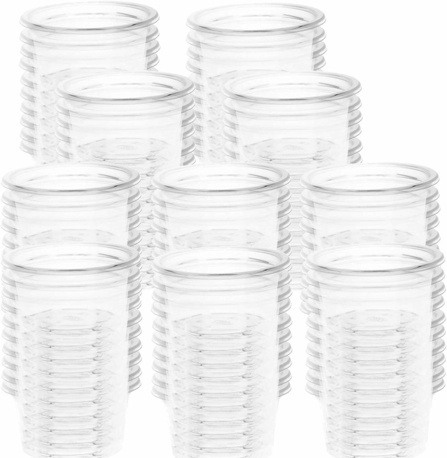 Reptiles & Amphibian Fuongee | Fuongee Small Gecko Food And Water Cups Plastic Feeder Cups, 100 Pack Feeding Bowls For Gecko Lizard And Other Small Pet, Capacity 1 Oz