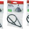 Reptiles & Amphibian Zilla | Zilla 3 Pack Of Mounting Spring Clips For Reptile Habitat Lighting Domes