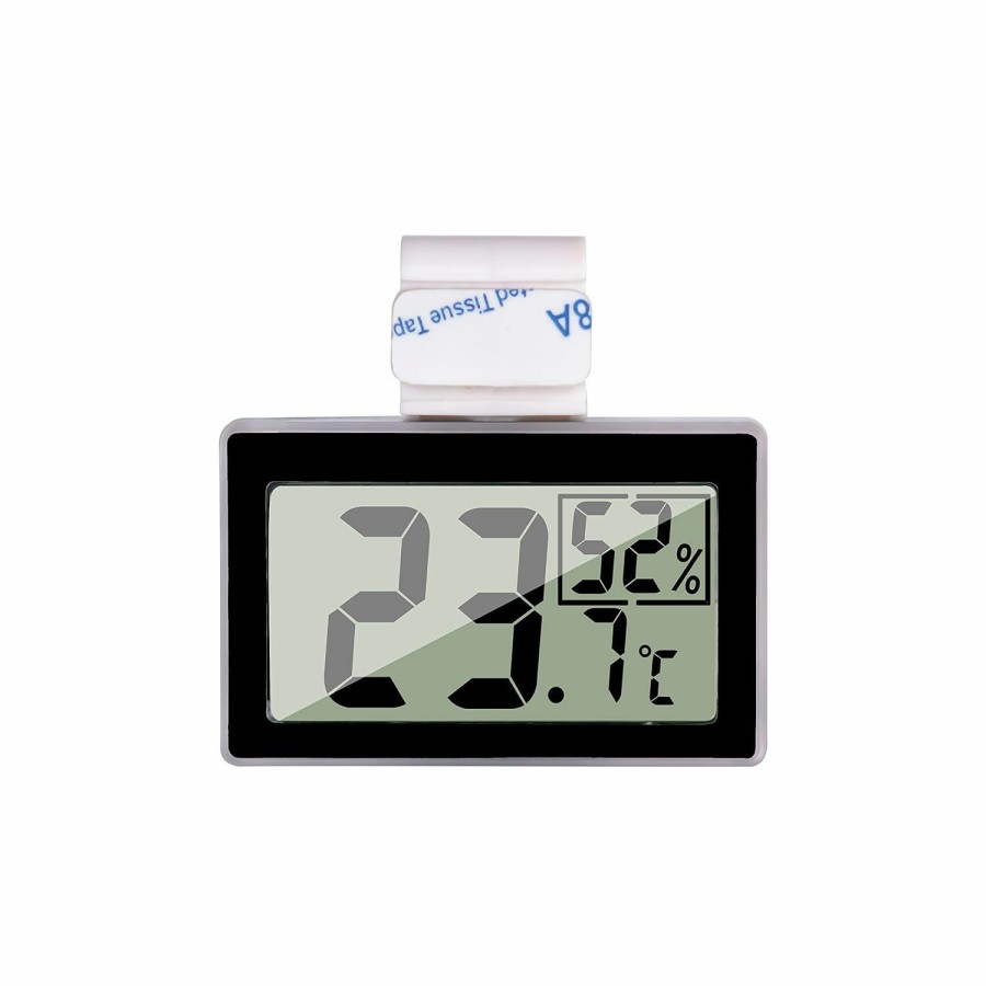 Reptiles & Amphibian Newpet-Thermo | Reptile Thermometer Reptile Terrarium Thermometer Hygrometer Digital Thermometer Hygrometer For Reptile Terrarium, Temperature And Humidity Monitor In Reptiles Tank With Hook