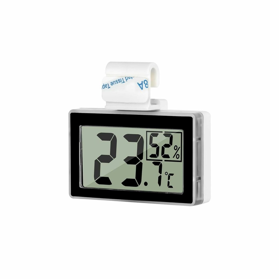 Reptiles & Amphibian Newpet-Thermo | Reptile Thermometer Reptile Terrarium Thermometer Hygrometer Digital Thermometer Hygrometer For Reptile Terrarium, Temperature And Humidity Monitor In Reptiles Tank With Hook