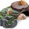 Reptiles & Amphibian Neeenn | Hermit Crab Hideout, Resin Simulation Stone Reptile Cave Hideout, Hermit Crab Climbing Toys, Terrarium Habitat Decor For Lizard Spider Aquarium Fish Gecko Bearded Dragon