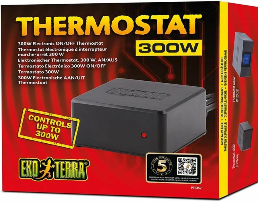 Reptiles & Amphibian Exo Terra | Hagen Exo Terra On/Off Thermostat (300 Watt)