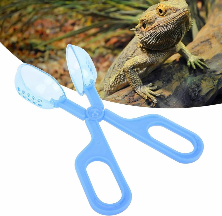 Reptiles & Amphibian Tnfeeon | Reptile Feeding Clip, Amphibian Terrarium Feeding Clamp Reptile Terrarium Plastic Tongs Tweezers Feeding Tool For Spider Cricket