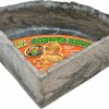 Reptiles & Amphibian Zoo Med | Zoo Med Kb-40 Reptile Rock Corner Water Dish Large