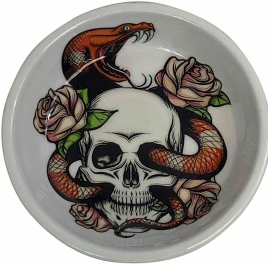 Reptiles & Amphibian Multipet | Multi Pet 48593243: Komodo Skull & Snake Bowl, 15Cm