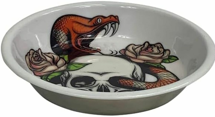 Reptiles & Amphibian Multipet | Multi Pet 48593243: Komodo Skull & Snake Bowl, 15Cm