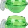 Reptiles & Amphibian APlayfulBee | Suction Cup Reptile Feeder Chameleon Bowl 2Pcs, Worm Live Fodder Container Anti-Escape Reptile Cup, Reptile Water Dish Supplies For Lizard Bearded Dragon Gecko Snakes Iguana Suction Cup