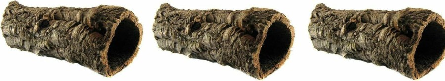 Reptiles & Amphibian Zoo Med | (3 Pack) Zoo Med Natural Cork Bark Round, Small