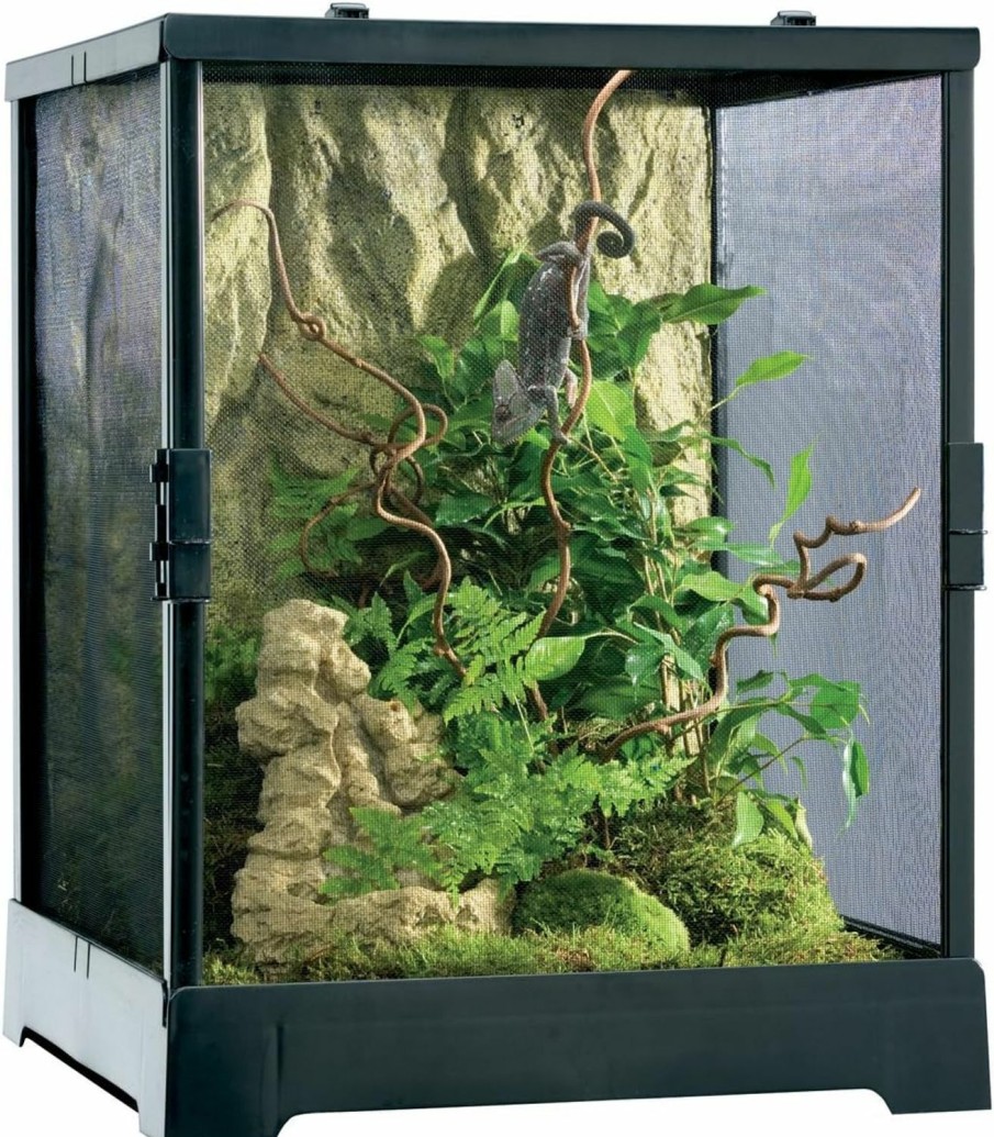 Reptiles & Amphibian Hagen | Exo Terra Metal Screen Terrarium, 24-Inch By 18-Inch By 18-Inch