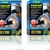 Reptiles & Amphibian Exo Terra | (2 Pack) Exo Terra Swamp Glo Basking Spot Lamp, 75 Watt