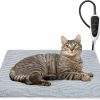 Reptiles & Amphibian MIXJOY | Mixjoy Heated Cat Bed, 11 Adjustable Temperature Cat Heating Pad Indoor With Timer, Pet Heating Pad For Cats Dogs, Electric Dog Heating Pad With Washable Cover, Heated Pet Bed-18''X18'', Small