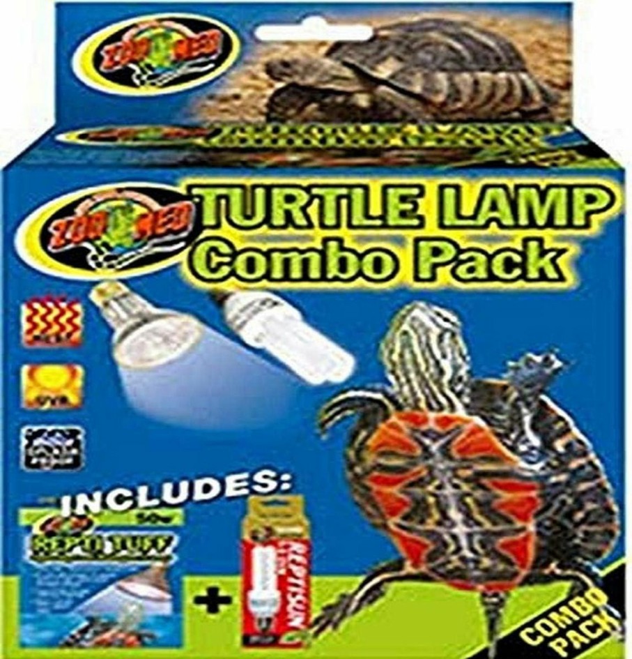 Reptiles & Amphibian Zoo Med | Zoo Med Turtle Lamp Combo Pack