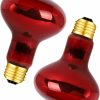 Reptiles & Amphibian OMAYKEY | Omaykey 75W Infrared Spot Heat Lamp Bulb Red Light Glass Heating Lamps Bulbs For Lizard Snake Chameleon Bearded Dragon Aquarium Reptiles & Amphibians, 2 Pack