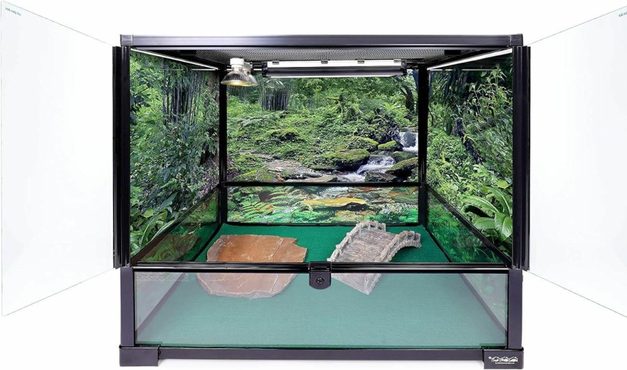 Reptiles & Amphibian CAROLINA CUSTOM CAGES | Carolina Custom Cages Reptile Carpet, Kelly Green 24\" X 48\", Two Sheets