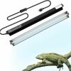 Reptiles & Amphibian MECESOR | Mecesor 24W T5 Ho Uvb Lighting Fixture Combo Kit, Reptile Habitat Light Terrarium Hood Comes With Desert 10.0 Uvb T5 Lamp