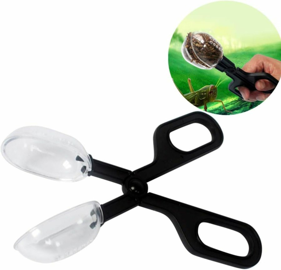 Reptiles & Amphibian POPETPOP | Popetpop Poop Tongs,Reptiles Feeding And Litter Poop Clamp Cleaning Tool For Terrarium Aquarium Fish Tank Lizard Beetle Insect