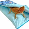 Reptiles & Amphibian Ymid Select | Ymid Select Handmade Zipper Waterproof Bearded Dragon Bed Blanket Soft Small Animal Reptile Sleeping Bag Hideout For Lizard Leopard Gecko Hedgehog Guinea Pig Ferret Portable Cushion (Green)