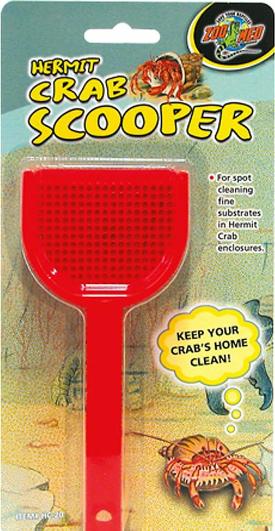 Reptiles & Amphibian Zoo Med | Zoo Med Laboratories Szmhc20 Hermit Crab Scooper