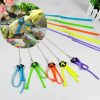 Reptiles & Amphibian Hypeety | Reptile Lizard Outdoor Walk Adjustable Harness Leash Anti-Bite Light Soft Bearded Dragon Accessories Parrot African Grey Cockatoo Macaw Ringneck Parakeet Outside Free Lovebird Supplies (Random Color)