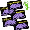 Reptiles & Amphibian XIEHUZA | Xiehuza 5Pack Quick Uvb Test Sensor Cards, Reusable Reptile Uvb Tester Heating Bulb Photochromic Uvb Card Indicator Over 500 Times, Uvb Light Meter For Sunglass Test Sterilizing