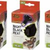 Reptiles & Amphibian Zilla | Zilla 3 Pack Of Night Black Heat Incandescent Spot Bulbs, 50 Watts, Reptile Night Heat Lamps