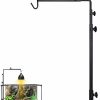 Reptiles & Amphibian LISINAN | Lisinan Adjustable Reptile Terrarium Heat Lamp Stand,Metal Reptile Lamp Holder Bracket With Turtle Tank Light Fixture Accessories,Used For Lizards Snakes Amphibians Tortoise Habitat(M, 11.81\"X25.19\")