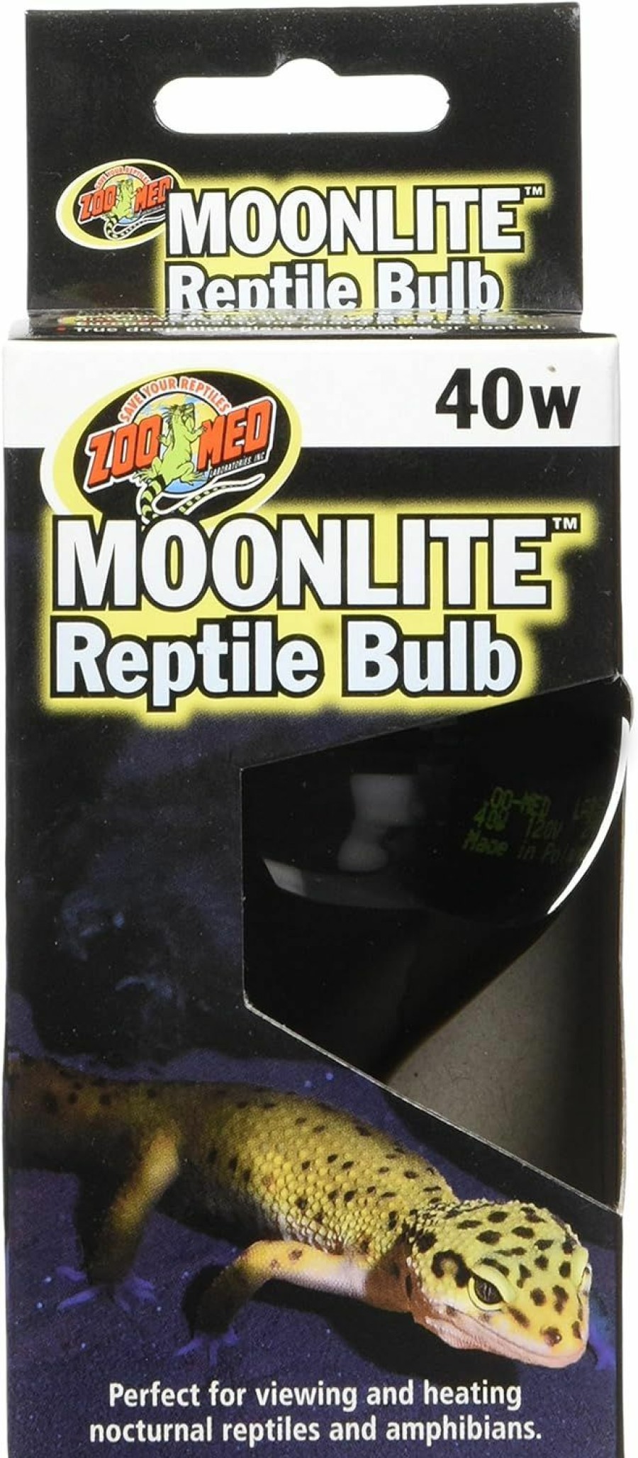 Reptiles & Amphibian Zoo Med | Zoo Med Moonlite Bulb For Reptiles, 40 Watt