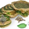 Reptiles & Amphibian Hamiledyi | Hamiledyi Large Turtle Basking Platform Rock Reptile Resting Terrace Resin Bearded Dragons Climbing Ledge Tortoise Ramp Hideout For Tortoise Leopard Gecko Lizards Snake Chameleons