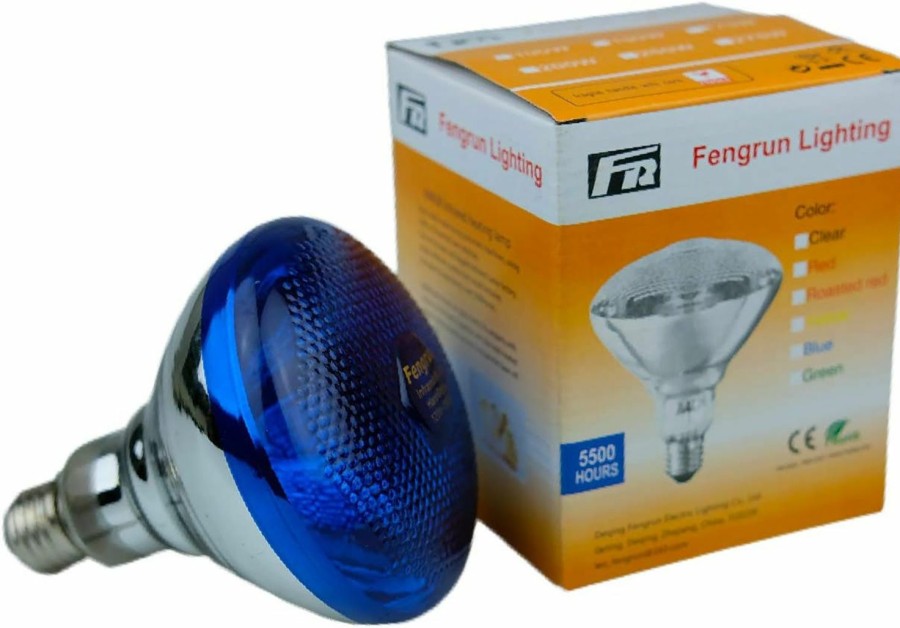 Reptiles & Amphibian Fengrun | Fengrun Infrared Bulb Red Hard Explosion-Proof Glass Infrared Heating Lamp For Chicken,Pet,Bathroom Warming Light Bulb(250W,120V)