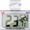 Reptiles & Amphibian JLENOVEG | Reptile Thermometer Humidity And Temperature Sensor Gauges Reptile Digital Thermometer Digital Reptile Tank Thermometer Hygrometer With Hook Ideal For Reptile Tanks, Terrariums