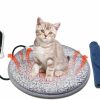 Reptiles & Amphibian RC SLL | Rc Sll Cat Heating Pad,Electric Heating Pad For Cats Heated Cat Bed Indoor, Upgraded Adjustable Controller,Waterproof Heating Pad Cat Bed With Chew Resistant Steel Cord(Pvc Pad, 18 18 In)