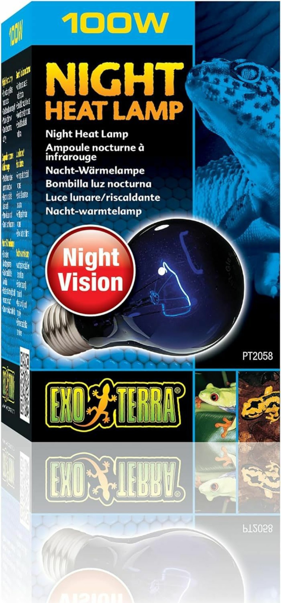 Reptiles & Amphibian Exo Terra | Exo-Terra Night Heat Lamp, 100 Watt