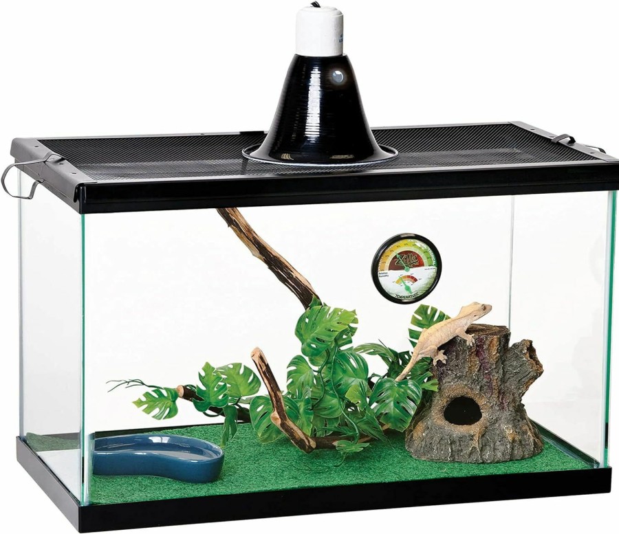 Reptiles & Amphibian Aqueon | Zilla Basic Tropical Reptile Starter Kit, 10 Gallon Terrarium, For Juvenile Tropical Pets