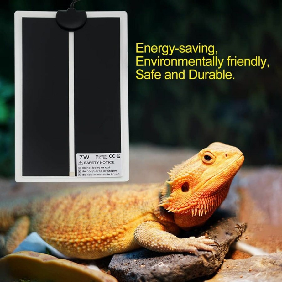 Reptiles & Amphibian APlayfulBee | Aplayfulbee Reptile Heating Pad With Temperature Adjustment 7W/ 14W/ 20W Under Tank Terrarium Heater Heat Mat For Turtle, Tortoise, Snakes, Lizard, Gecko (14W)