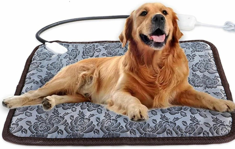 Reptiles & Amphibian Petyoung | Petyoung Electric Pet Heating Pad With 3 Adjustable Temperature, Waterproof Dog Cat Heated Bed Pad With Chew Resistant Cord, Indoor Heated Mat For Dog House, 45 * 45Cm