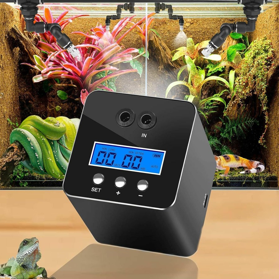 Reptiles & Amphibian DAOTAILI | Daotaili Reptile Humidifiers Reptile Mister Misting System Timed Reptile Fogger With Adjustable 360 Spray Nozzles For Reptile Terrariums And Rainforest Plants Amphibian