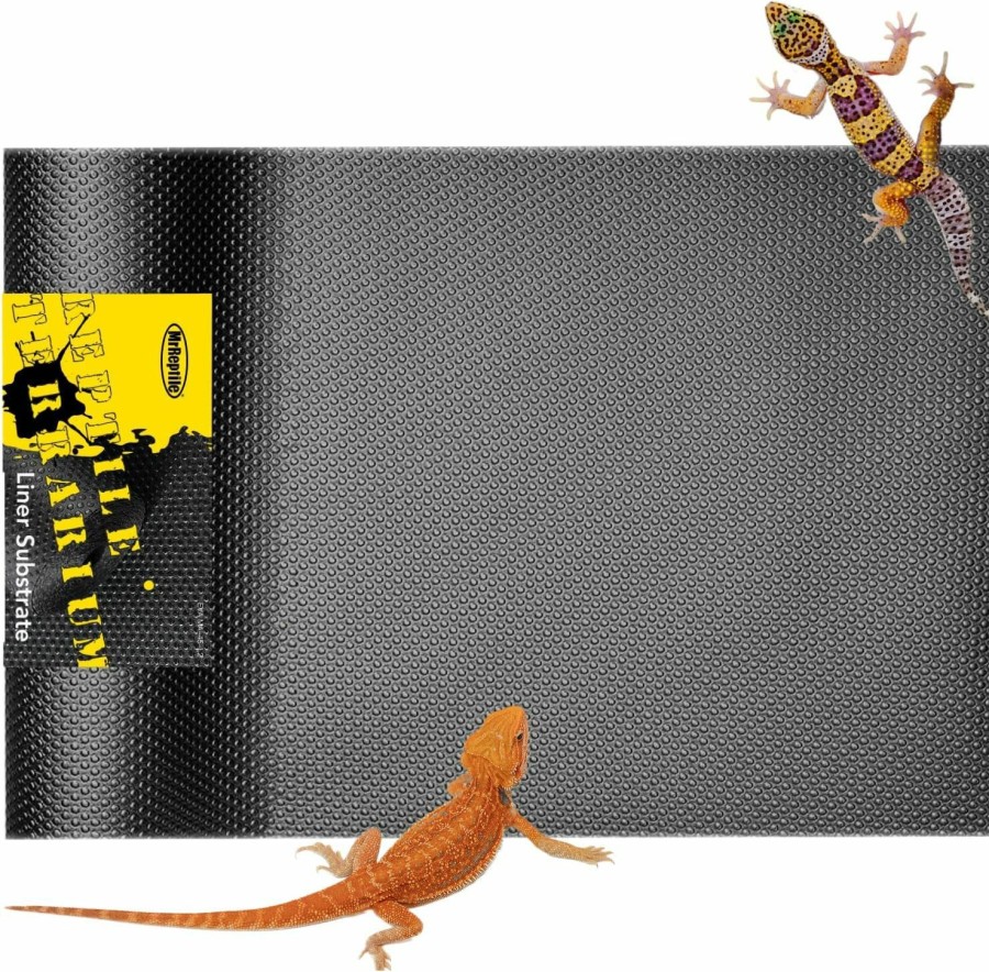 Reptiles & Amphibian MRREPTILE | Mrreptile Reptile Substrate Mat Carpet Bedding, Bearded Dragon Substrate, Reptile Tank Terrarium Liner For Leopard Gecko Lizard Bearded Dragon Tank Accessories