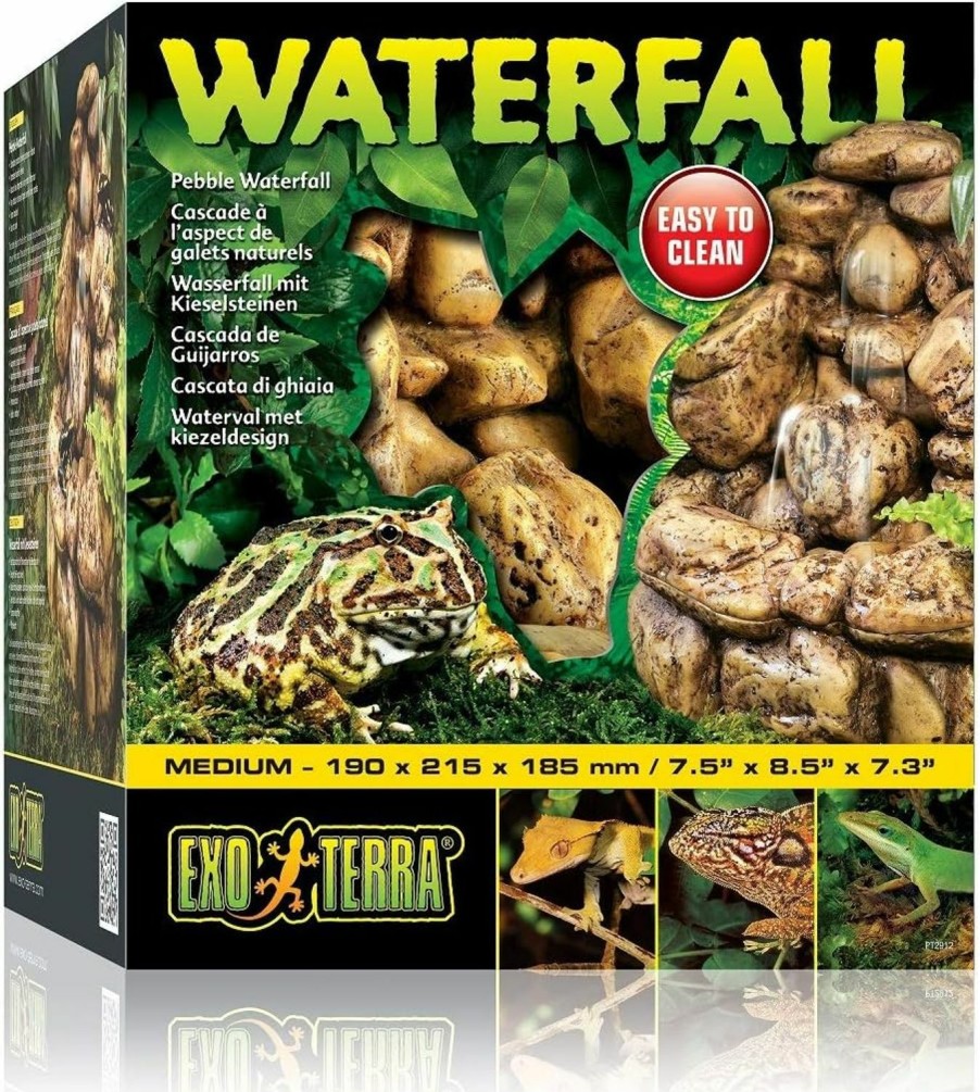 Reptiles & Amphibian Exo Terra | Exo Terra Pebble Waterfalls, Medium