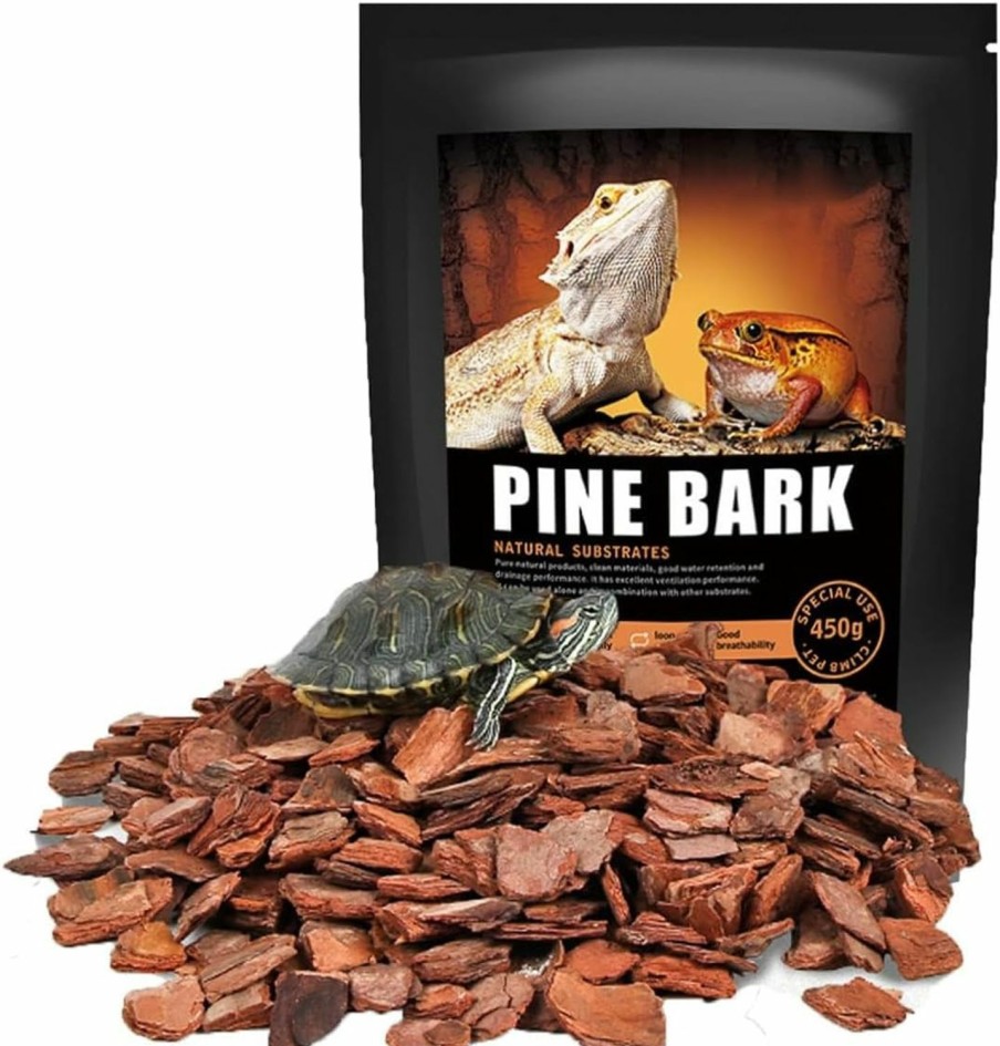 Reptiles & Amphibian BNOSDM | Bnosdm Reptile Bark Bedding Tortoise Natural Wood Granule Substrate Clean Breeding And Bedding Flooring For Bearded Dragon Gecko Chameleon Lizard