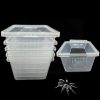 Reptiles & Amphibian WHZAZGW | 5 Pcs Acrylic Transparent Insect Reptile Spider Terrariums Breeding Box Hatching Container,Large Size(10Cm X10Cm X6.5Cm)