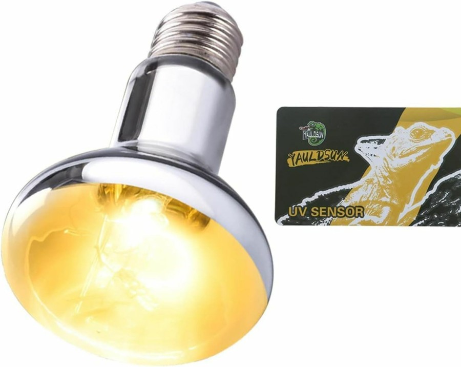 Reptiles & Amphibian YauldSun | Yauldsun 100W Uvb Uva Reptile Basking Heat Light Bulbs Self-Ballasted Uv Sun Lamp